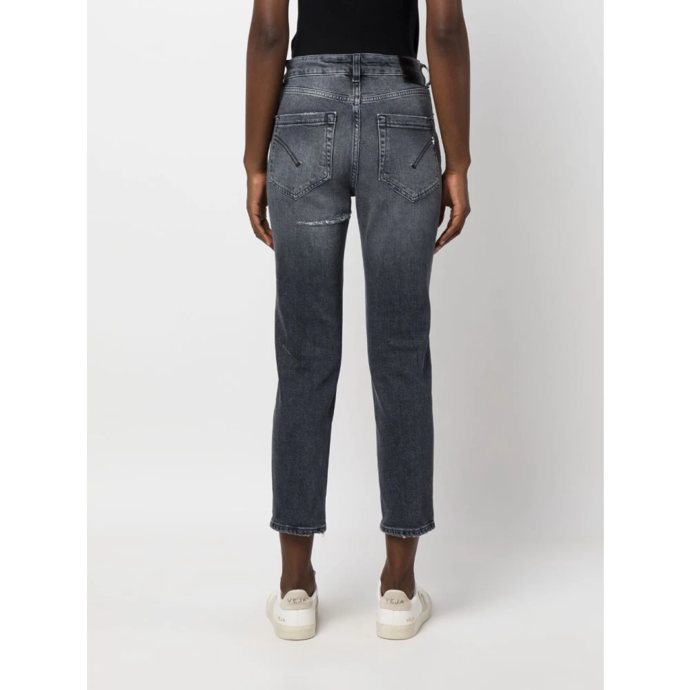 Dondup Slim-Fit Jeans: Pantalone Koons Gioiello Gray Dames