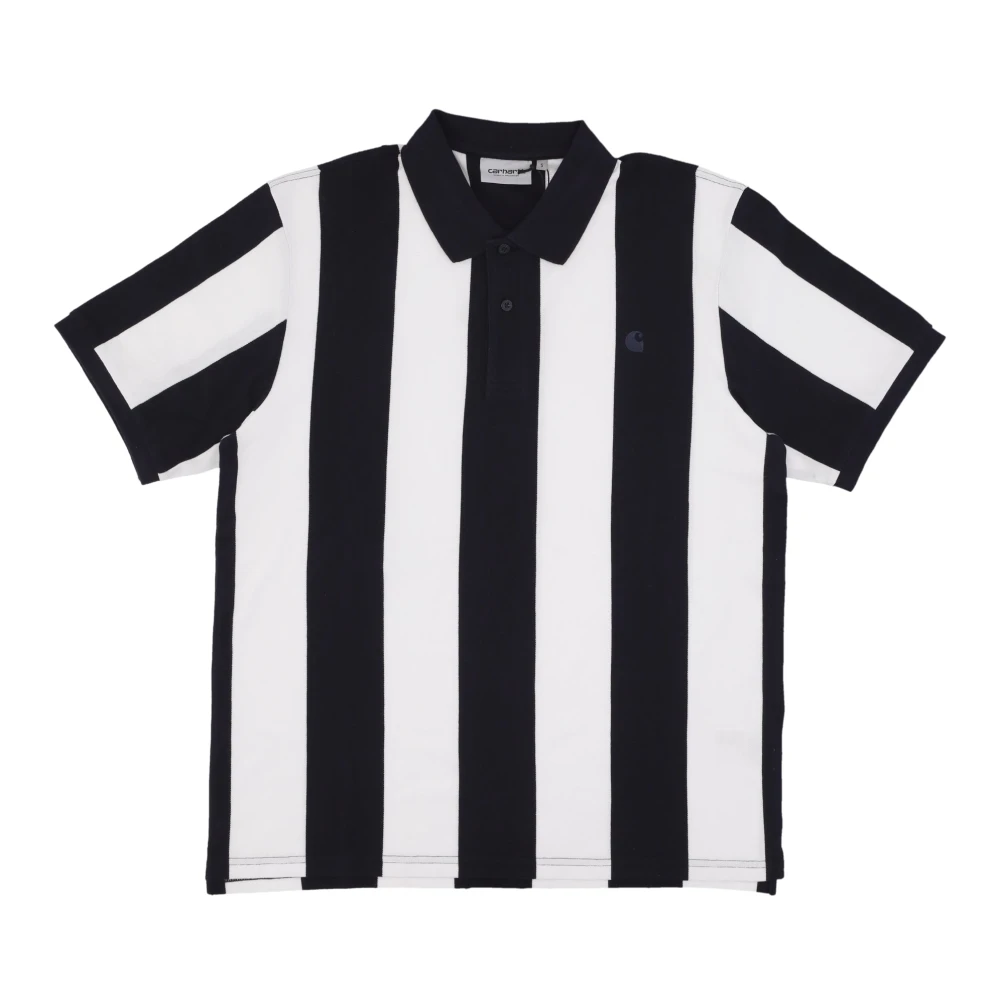 Carhartt WIP Gestreept poloshirt met korte mouwen Multicolor Heren