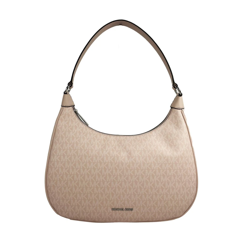 Michael Kors Stijlvolle Schoudertas met Binnenrits Beige Dames