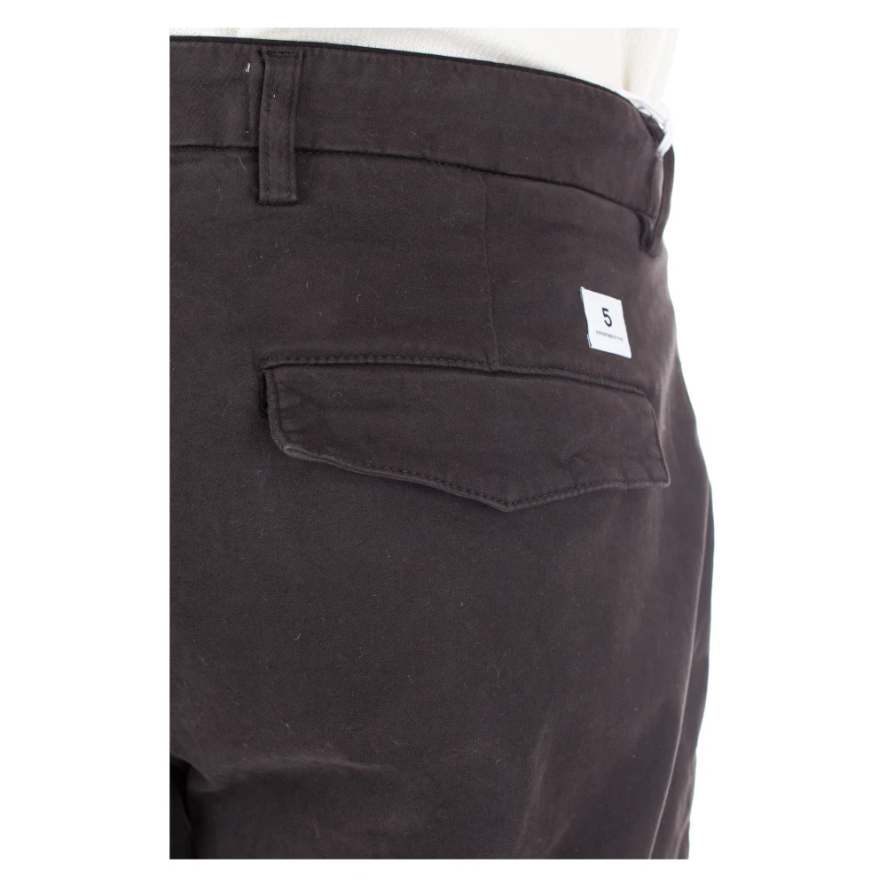 Department Five Bruine Broek met Verborgen Knoop Brown Heren