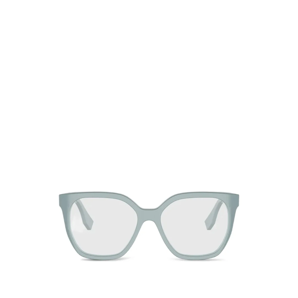 Fendi Women's Blue Glasses, 54 Mm, Lettering Eyeglasses