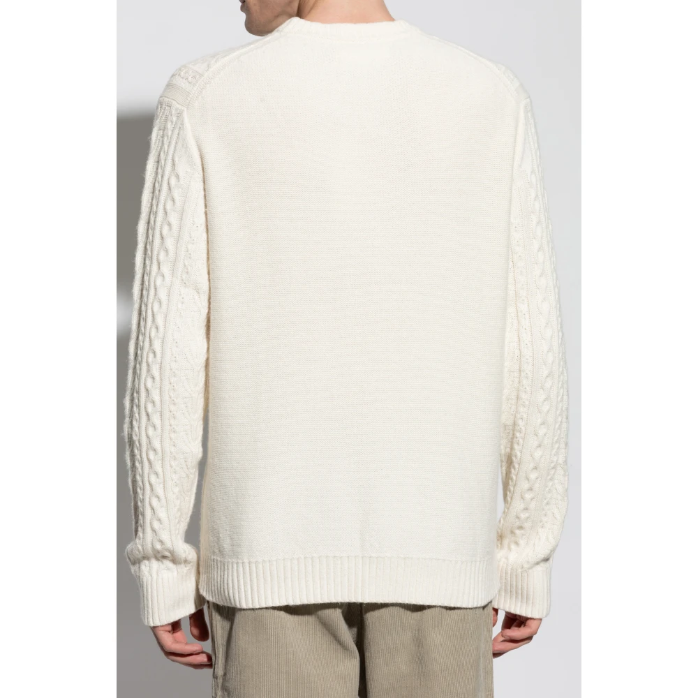 Samsøe Sweater Sakorey Beige Heren