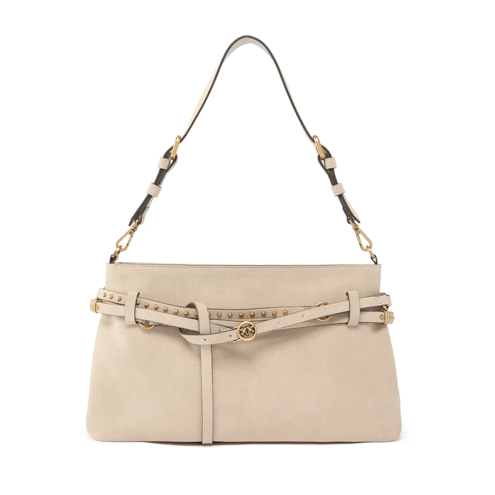 Pinko Women's Beige Shoulder Bags, One Size, Shoulder Bags