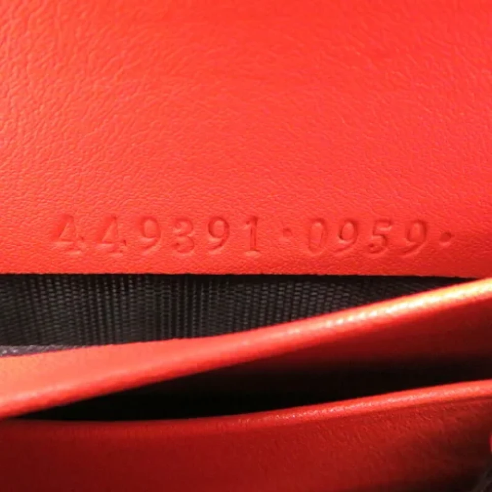 Gucci Vintage Pre-owned Leather wallets Orange Dames