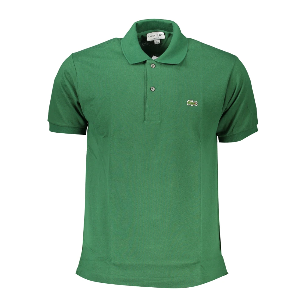 Lacoste Men's Green Polo Shirts, S, Short Sleeve Polo