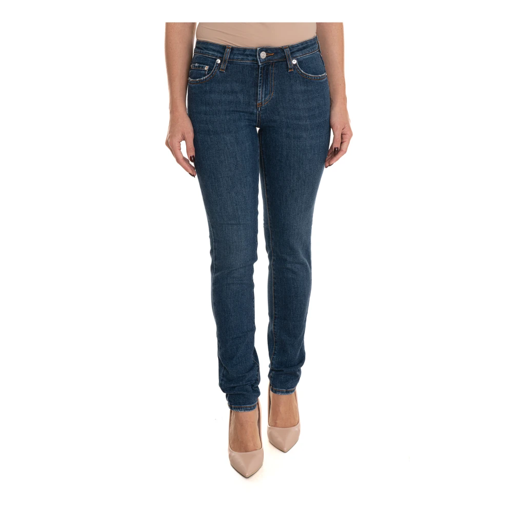 Roy Roger's Slim-fit Denim Jeans met Push-up Technologie Blue Dames