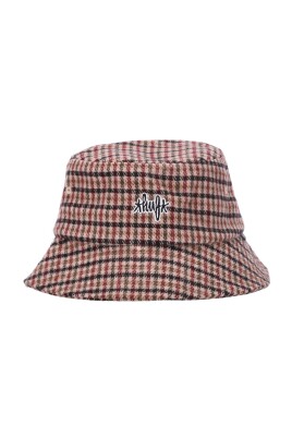 brown-tweed-bucket-hat-with-embroidery