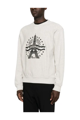 Eiffeltornet sweatshirt med rund hals