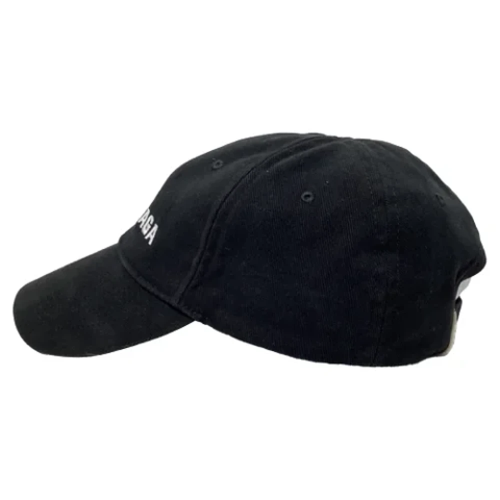 Balenciaga Vintage Pre-owned Cotton hats Black Heren