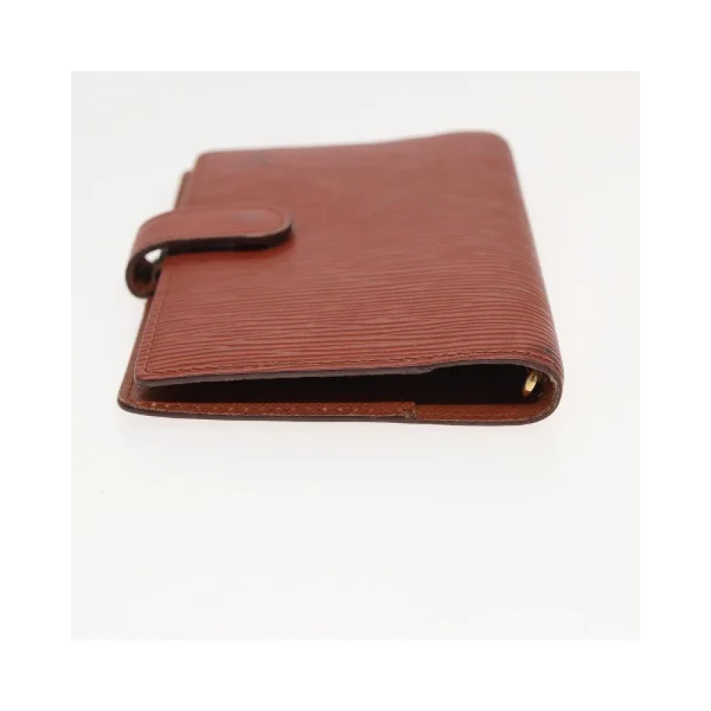 Louis Vuitton Vintage Pre-owned Leather home-office Brown Dames