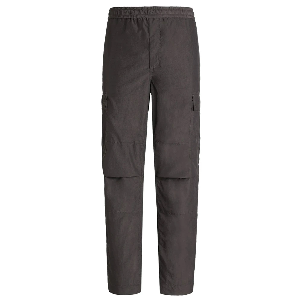 Dolce & Gabbana Men's Gray Technical Fabric Cargo Trousers - Straight Trousers - L - Trousers