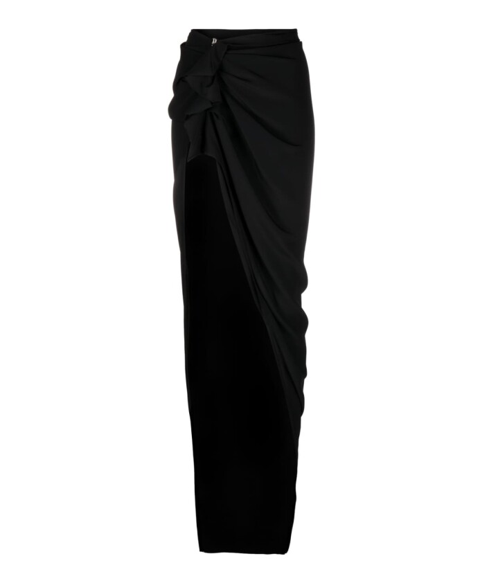 jupe-maxi-drapee-avec-volants