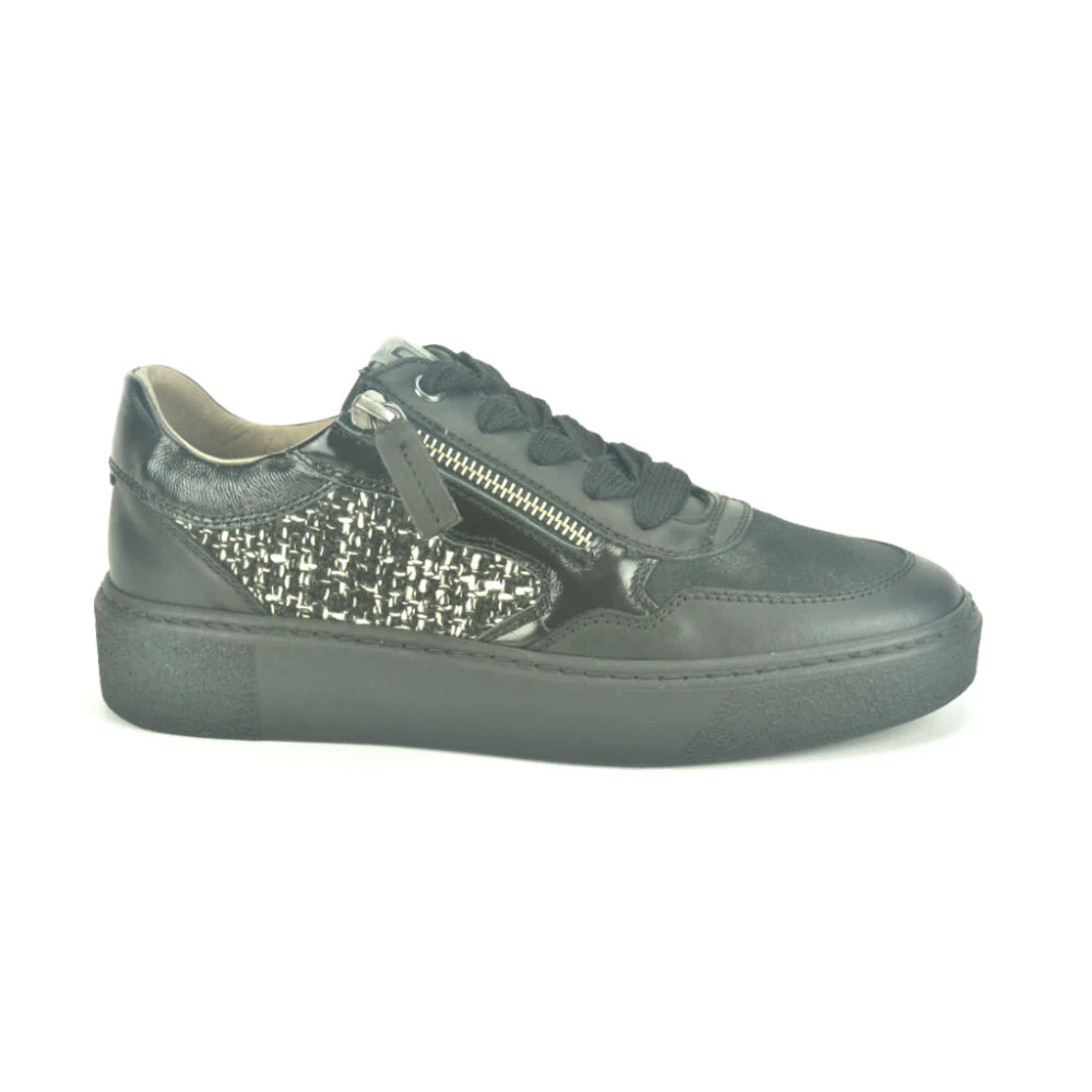 DL Sport Tweed Sneaker Dames Schoenen Zwart
