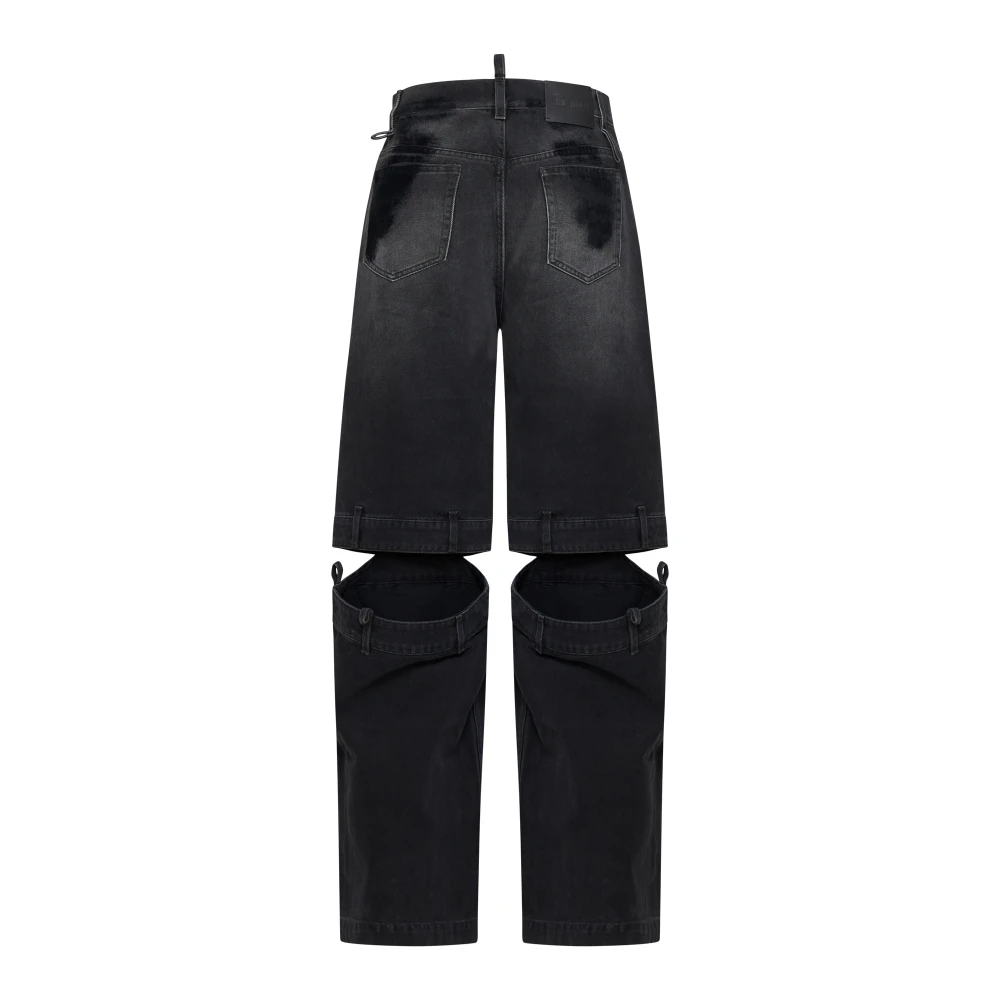 The Attico Zwarte Jeans voor Stijlvolle Look Black Dames