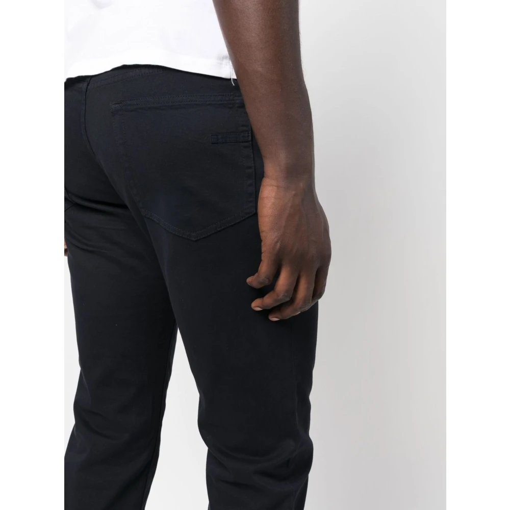 Ermenegildo Zegna Gabardine Stretch Jeans met zakken Blue Heren