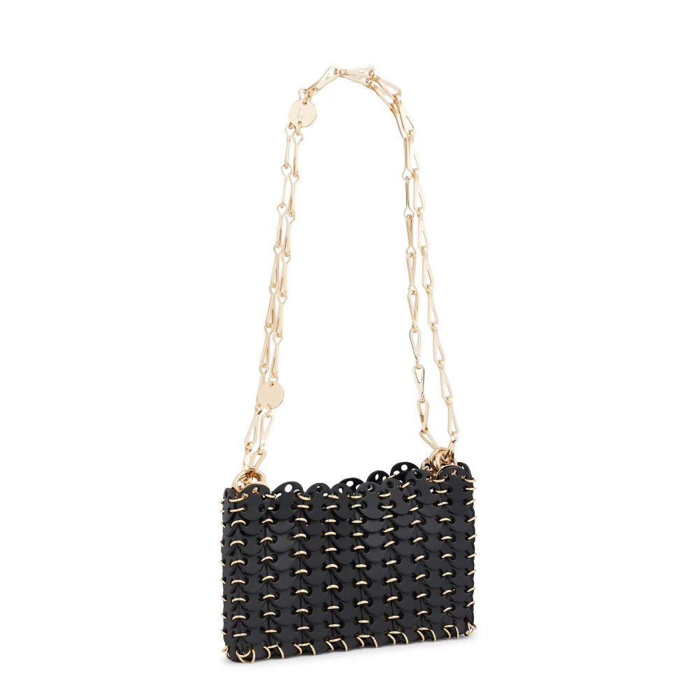 Paco Rabanne Zwart Goud Handtas Black Dames