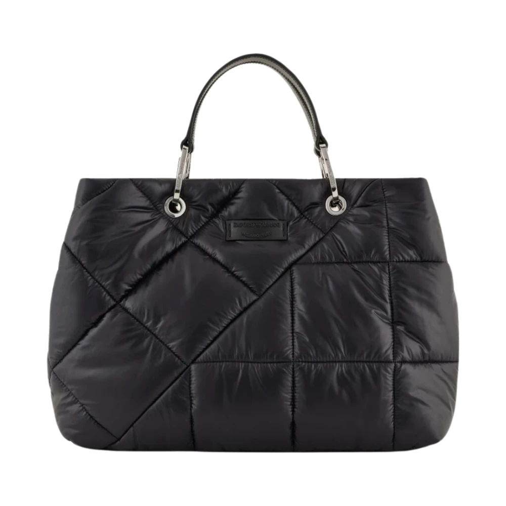 Emporio Armani Stijlvolle dames shopper in zwart Black Dames