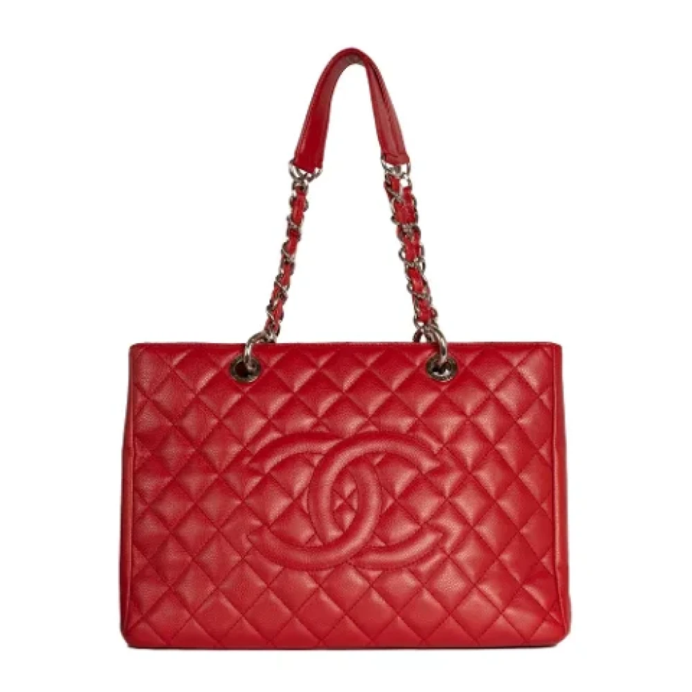 Chanel Vintage Pre-owned Leather chanel-bags Red Dames