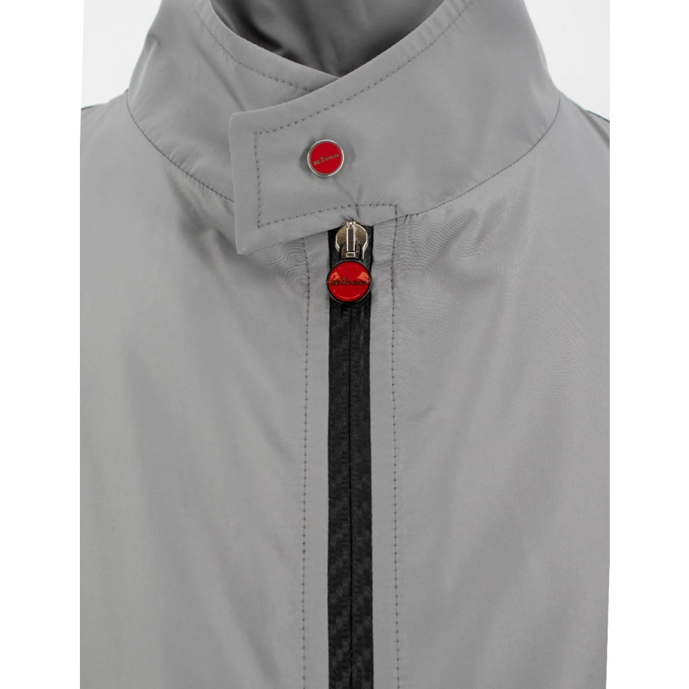 Kiton Klassieke Lichtgewicht Ritsjas Gray Heren
