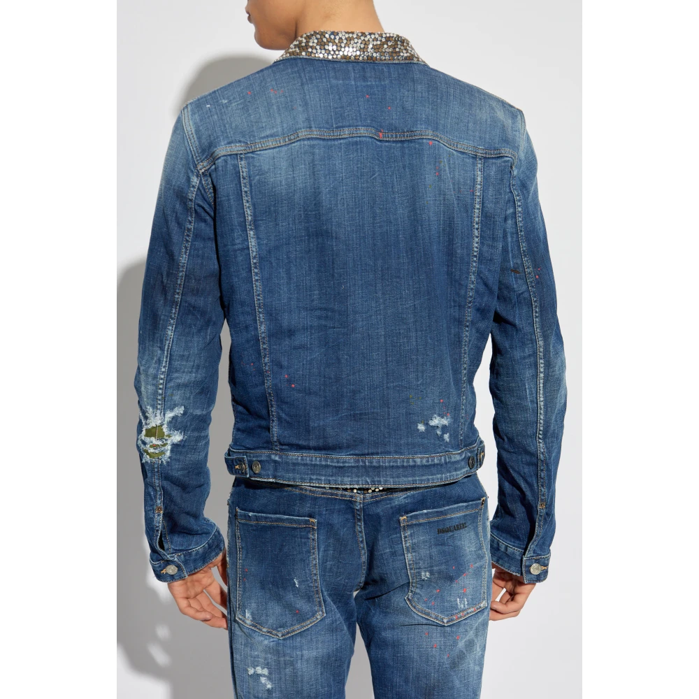 Dsquared2 Denim jas Blue Heren