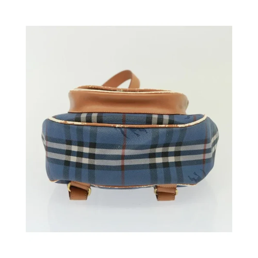 Burberry Vintage Pre-owned Leather shoulder-bags Blue Dames