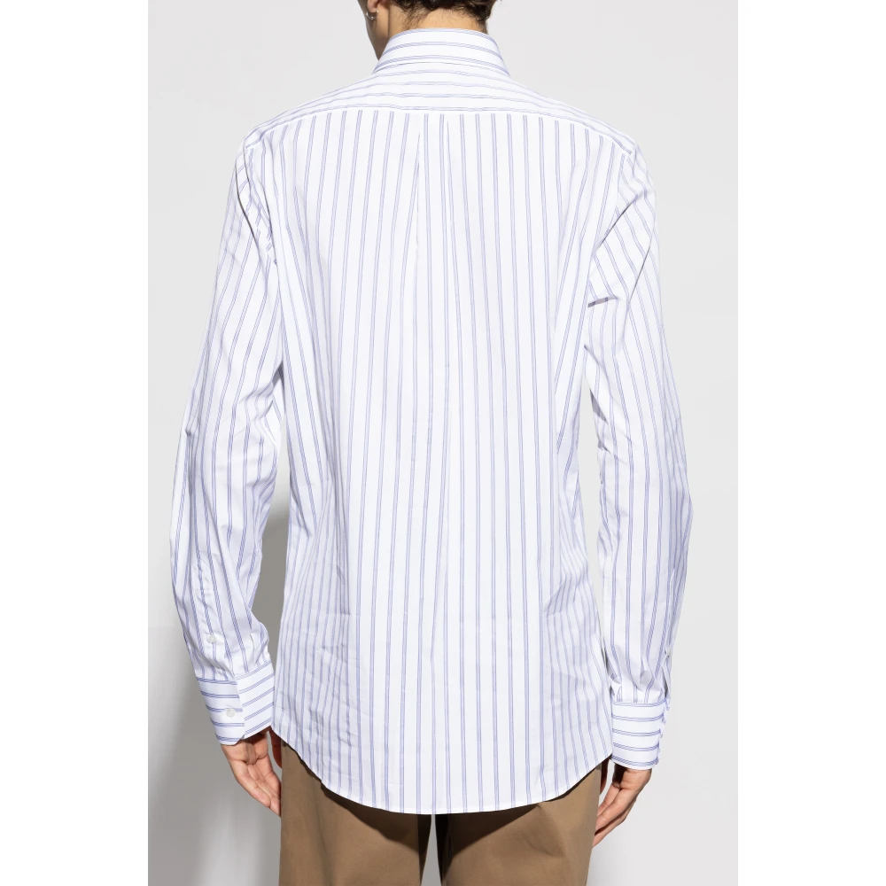 Dolce & Gabbana Overhemd met gestreept patroon White Heren