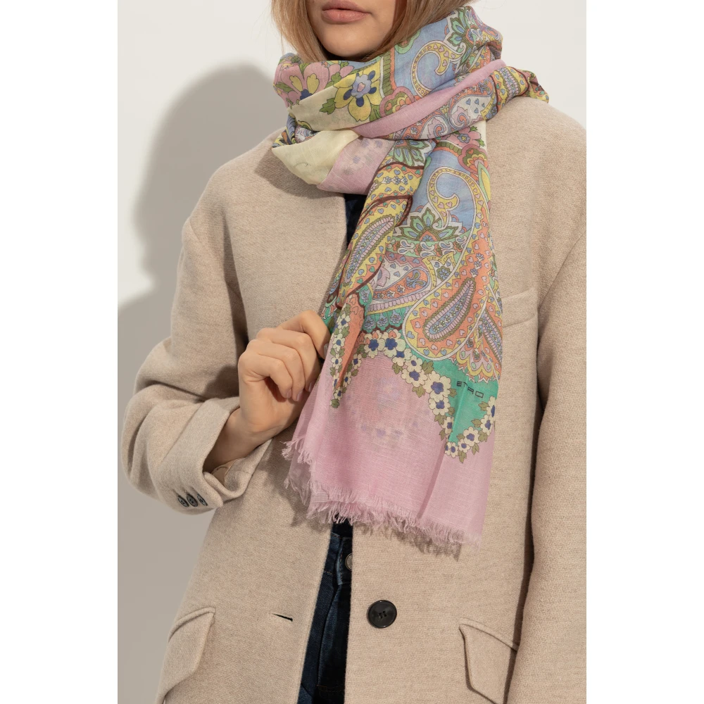 ETRO Sjaal met decoratieve print Multicolor Dames