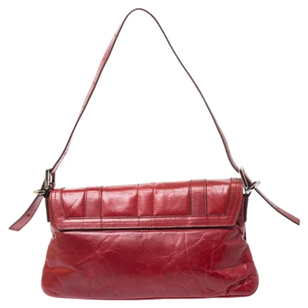 Givenchy Pre-owned Leather shoulder-bags Red Dames