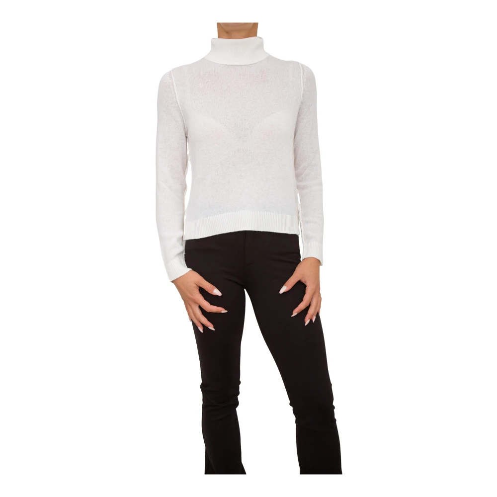 Nenette Kasjmier Witte Trui White Dames