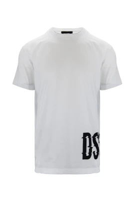 Herr Slip-On T-shirt med Logotyp