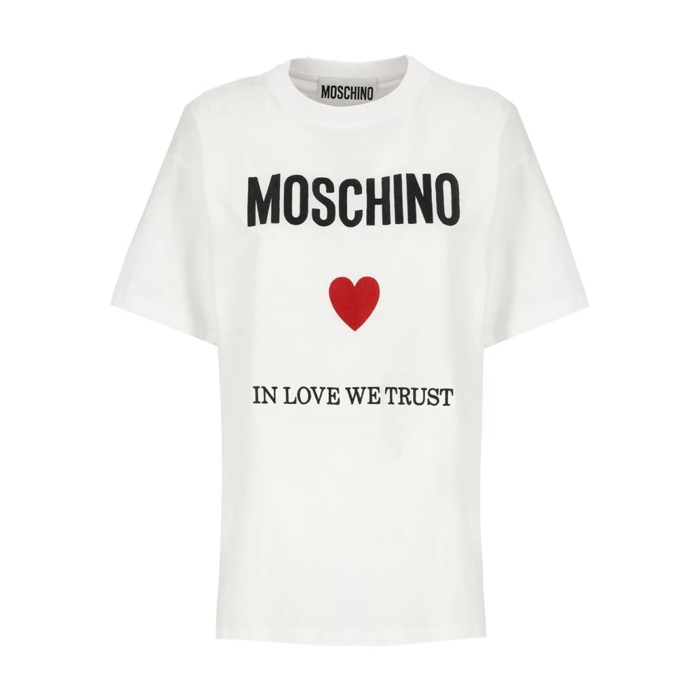Moschino Donna Bianco Top, M, New,