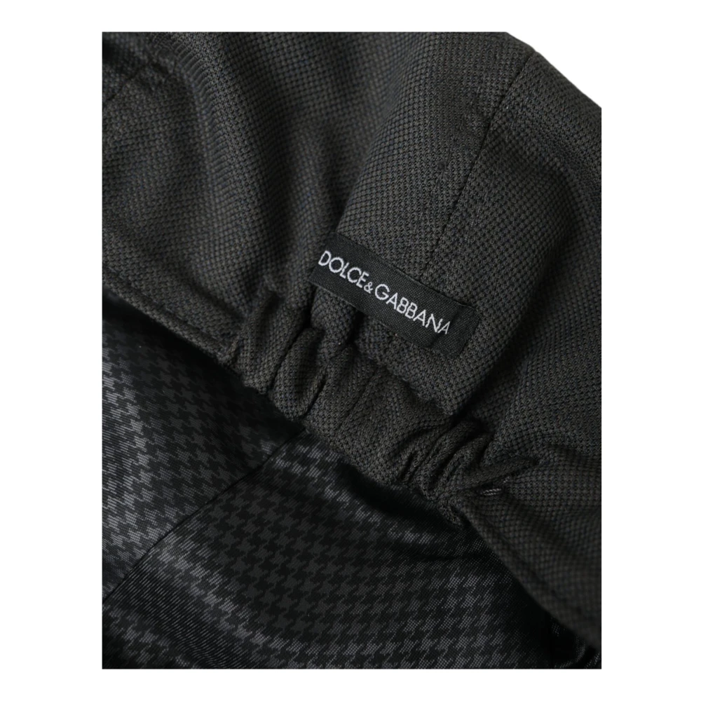 Dolce & Gabbana Donkergrijze Newsboy Cap Gray Heren