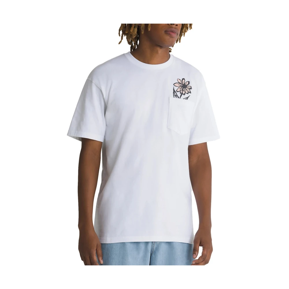Vans Bloemen T-shirt White Heren