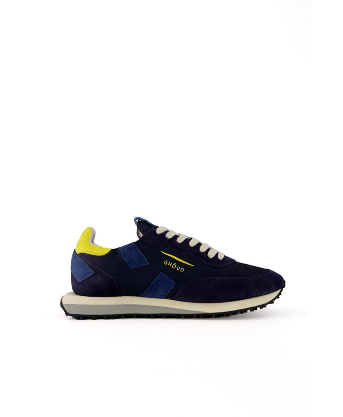 chaussures-de-course-mode-bleu-et-jaune