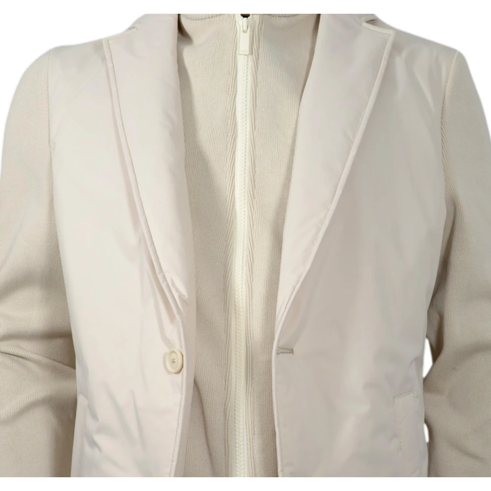 Hugo Boss Geïsoleerde Performance Jas met Rits Beige Heren