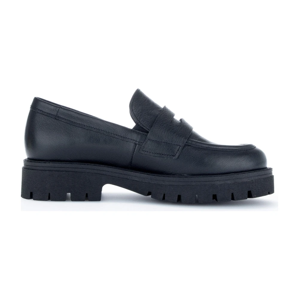 Gabor Black Loafers, Female, 8 Uk, Closed Loafers For Women