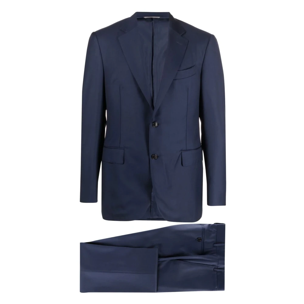 Canali Super 130's Wollen Pak Blue Heren