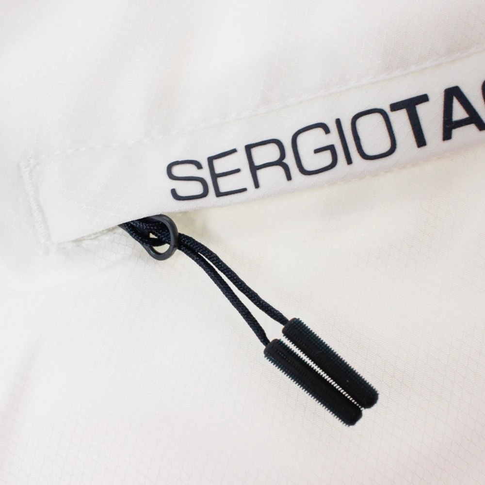 Sergio Tacchini Wit Blauw Tracksuit Shorts voor Heren White Heren