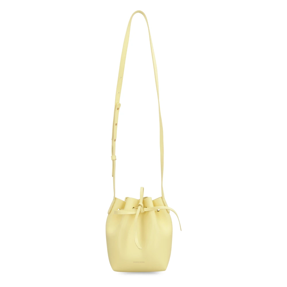 Mansur Gavriel Mini Leren Crossbody Tas Yellow Dames