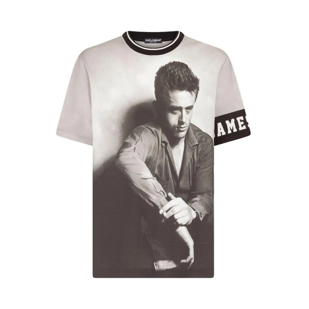Dolce & Gabbana Men's Classic James Dean Cotton T-Shirt