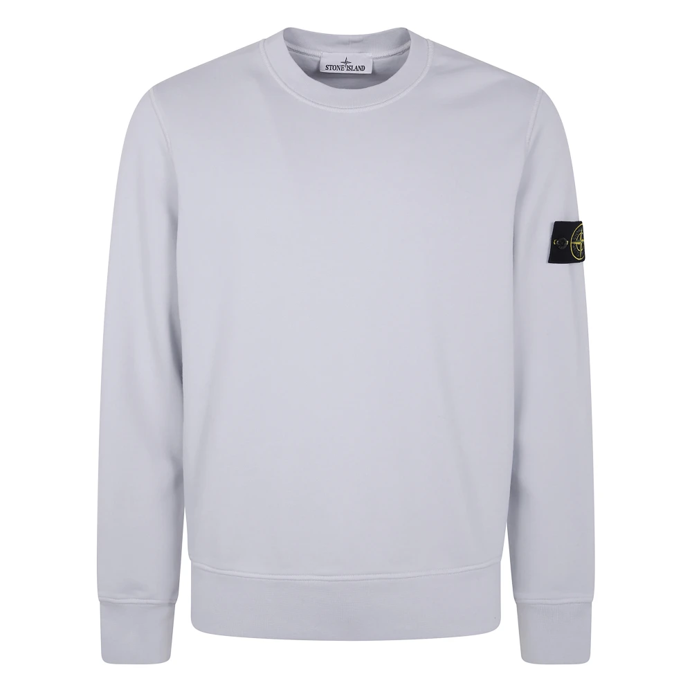 Stone Island Casual Katoenen Sweatshirt voor Mannen Blue Heren