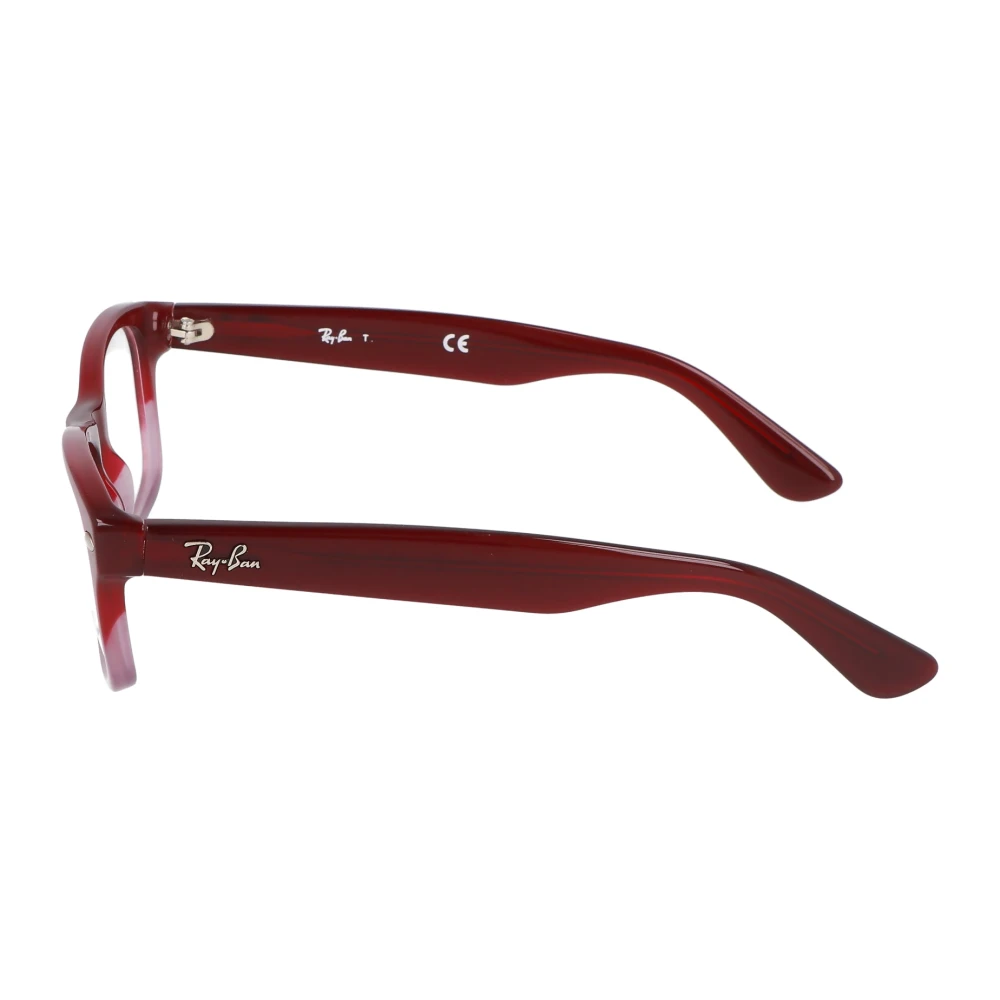 Ray-Ban Vierkante montuur bril Red Unisex
