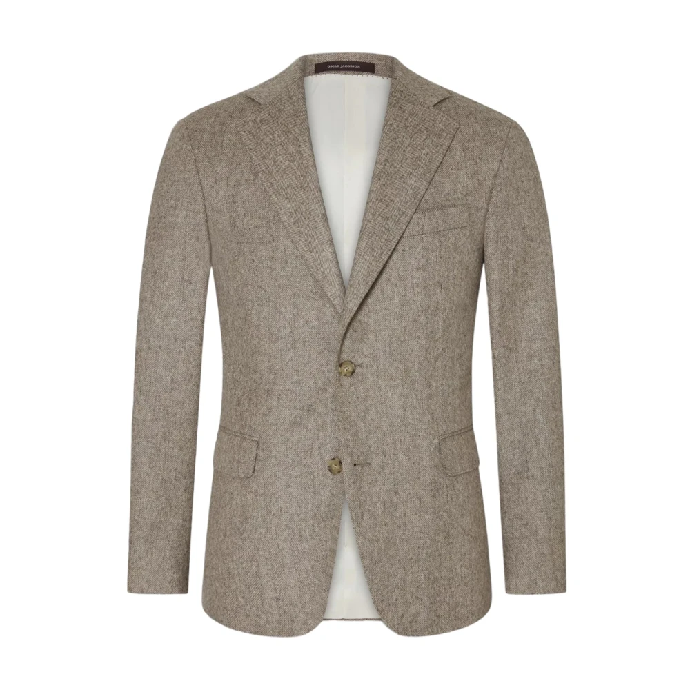 Oscar Jacobson Blazers Beige Heren