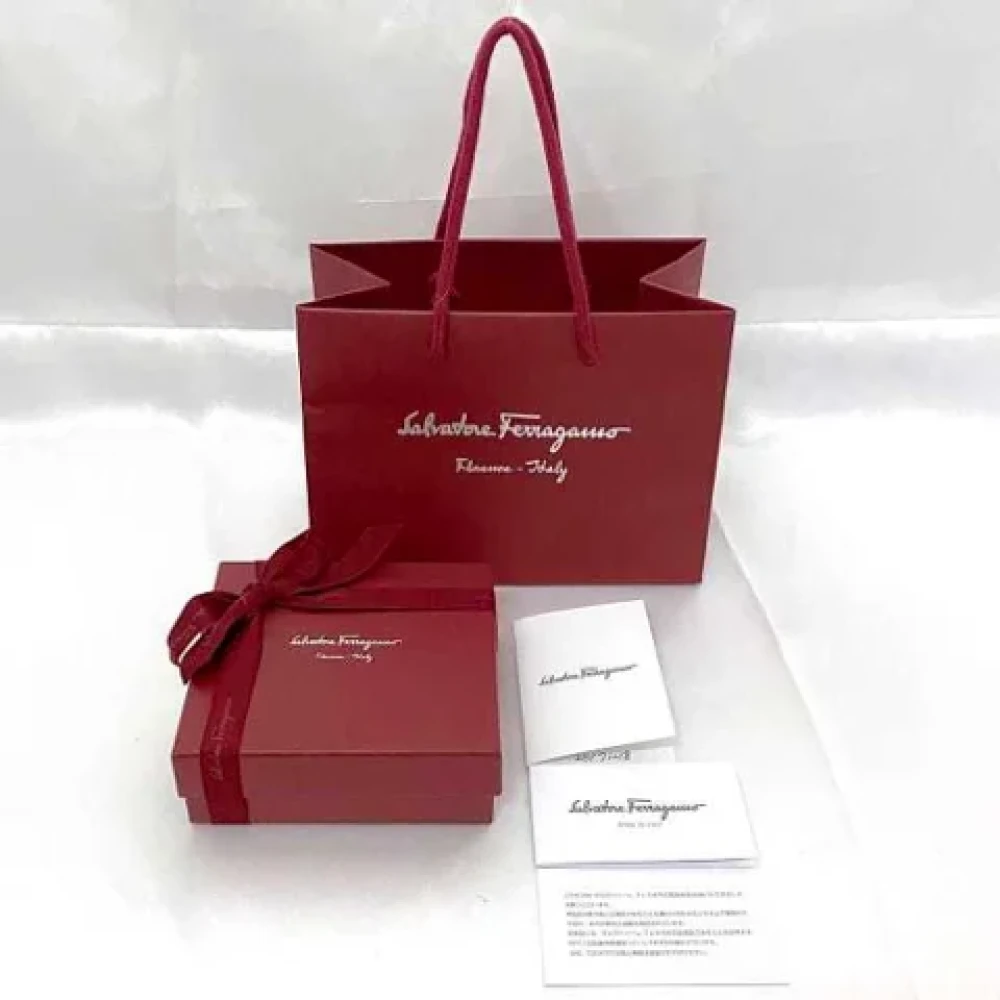 Salvatore Ferragamo Pre-owned Leather wallets Black Dames