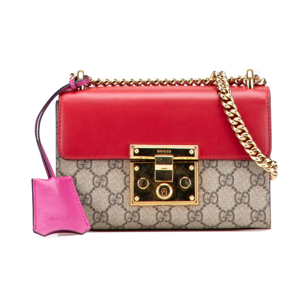 Gucci Vintage Women's Multicolor Vintage Handbags, One Size, Pre-Owned Padlock Shoulder Bag