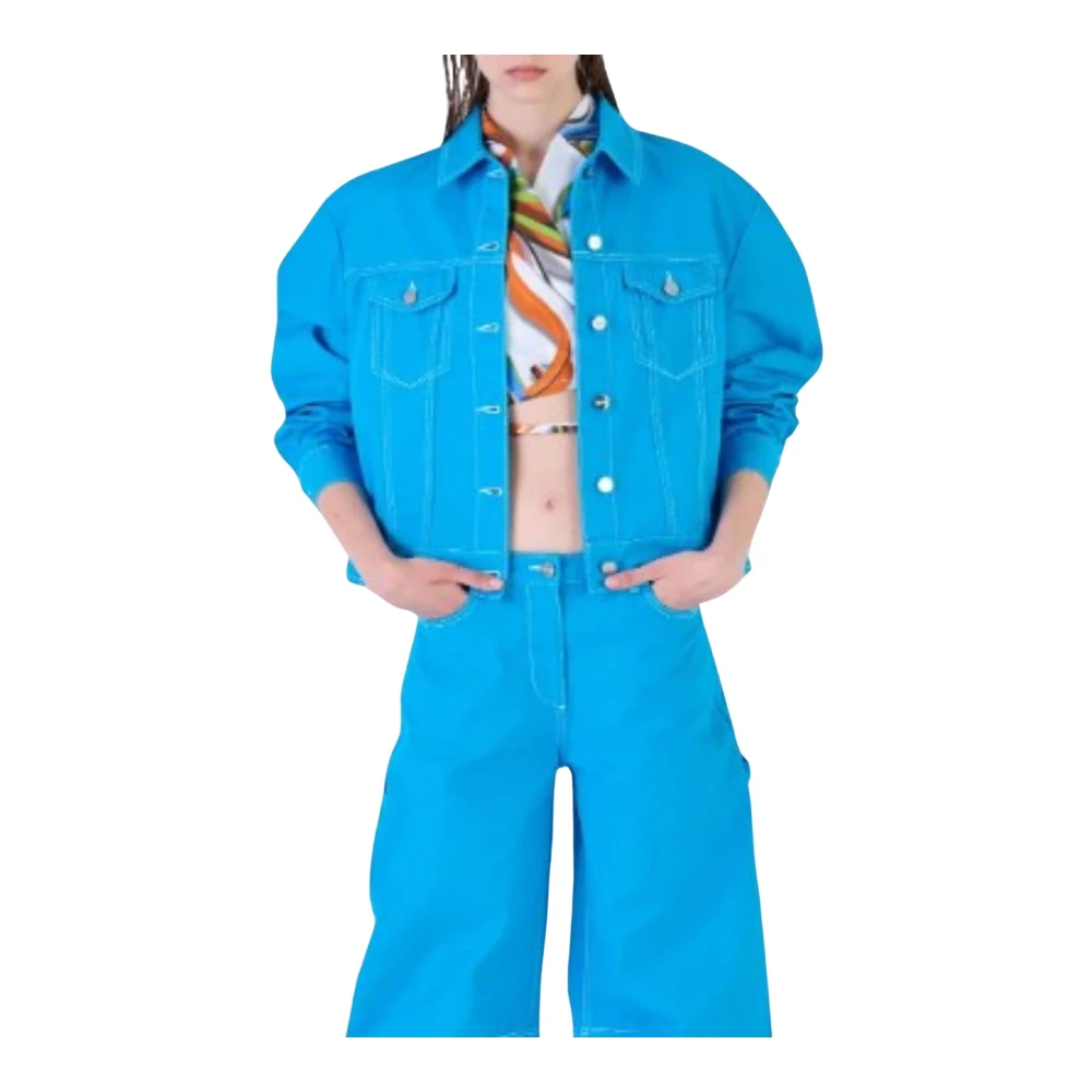 Jackets > Denim Jackets - - Silvian Heach - Modalova