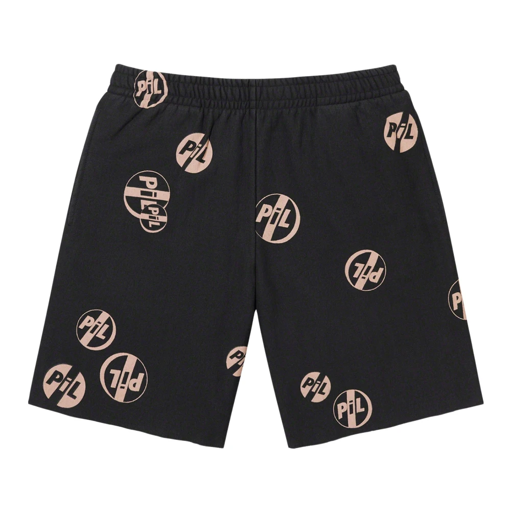 Supreme Beperkte Oplage Zwarte Sweatshorts met Bedrukt Motief Black Heren