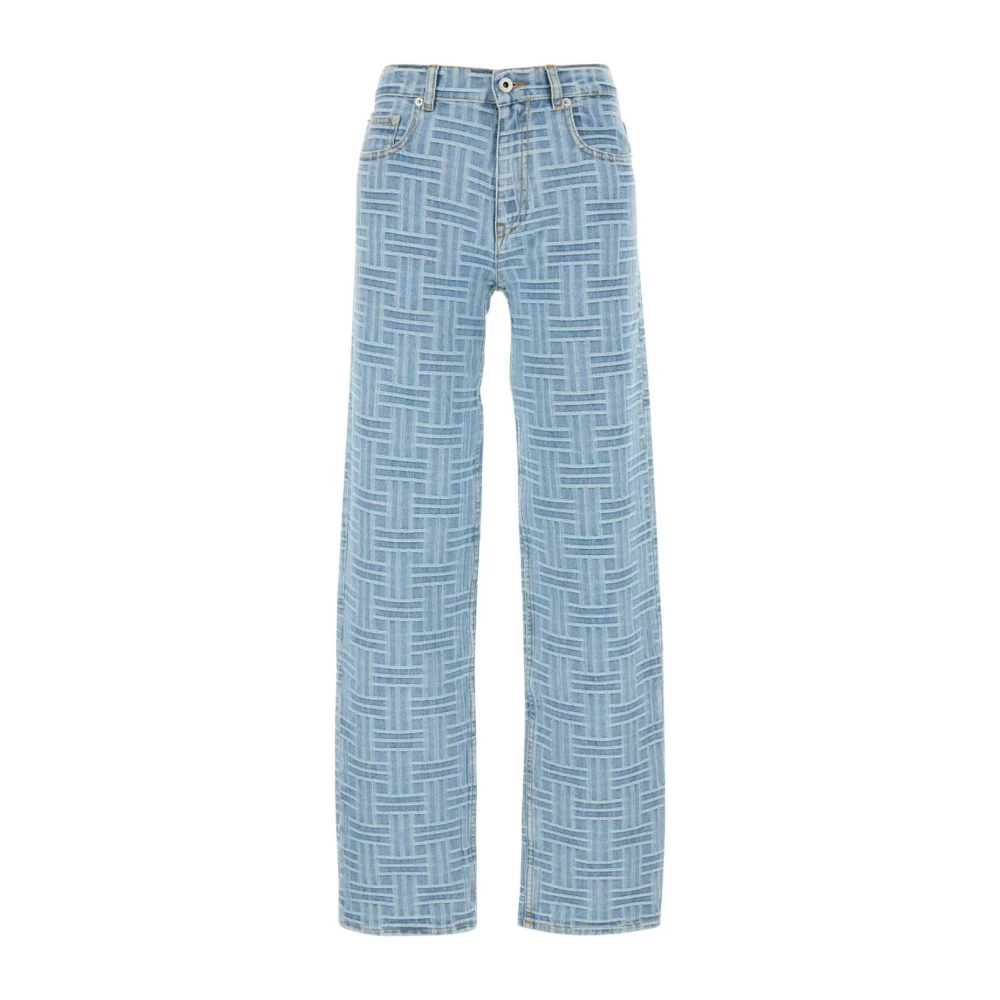 Kenzo Stijlvolle Geborduurde Denim Jeans Blue Dames