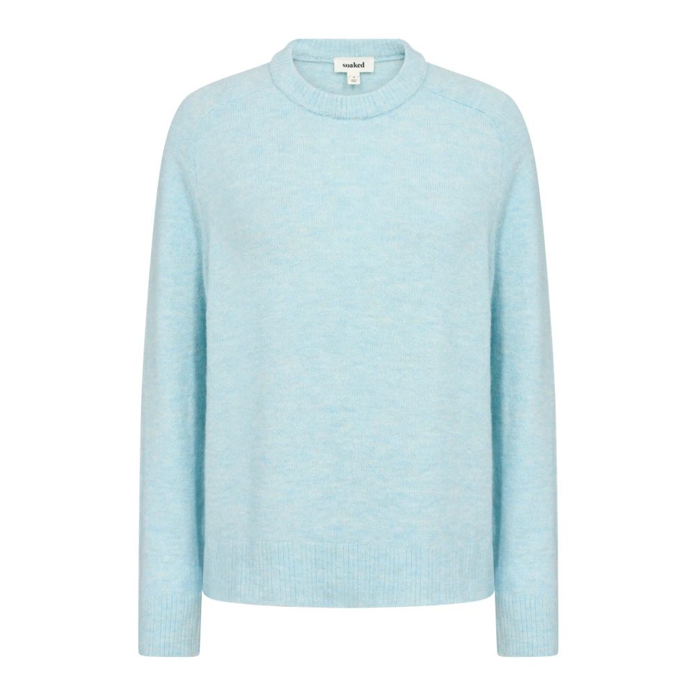 Soaked in Luxury Zachte Gebreide Trui Nantucket Breeze Blue Dames
