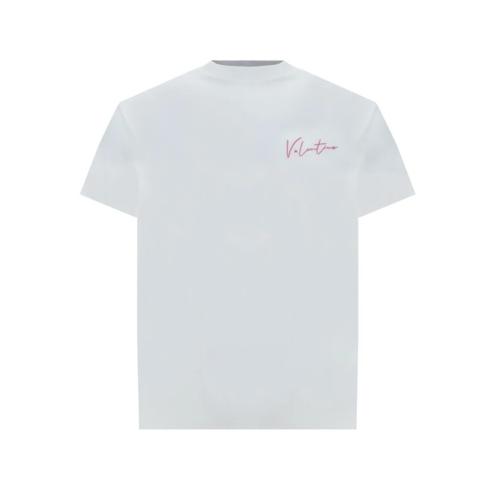 Valentino Monochrome Logo T-shirt White Heren